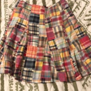 Adorable madras skirt🌸